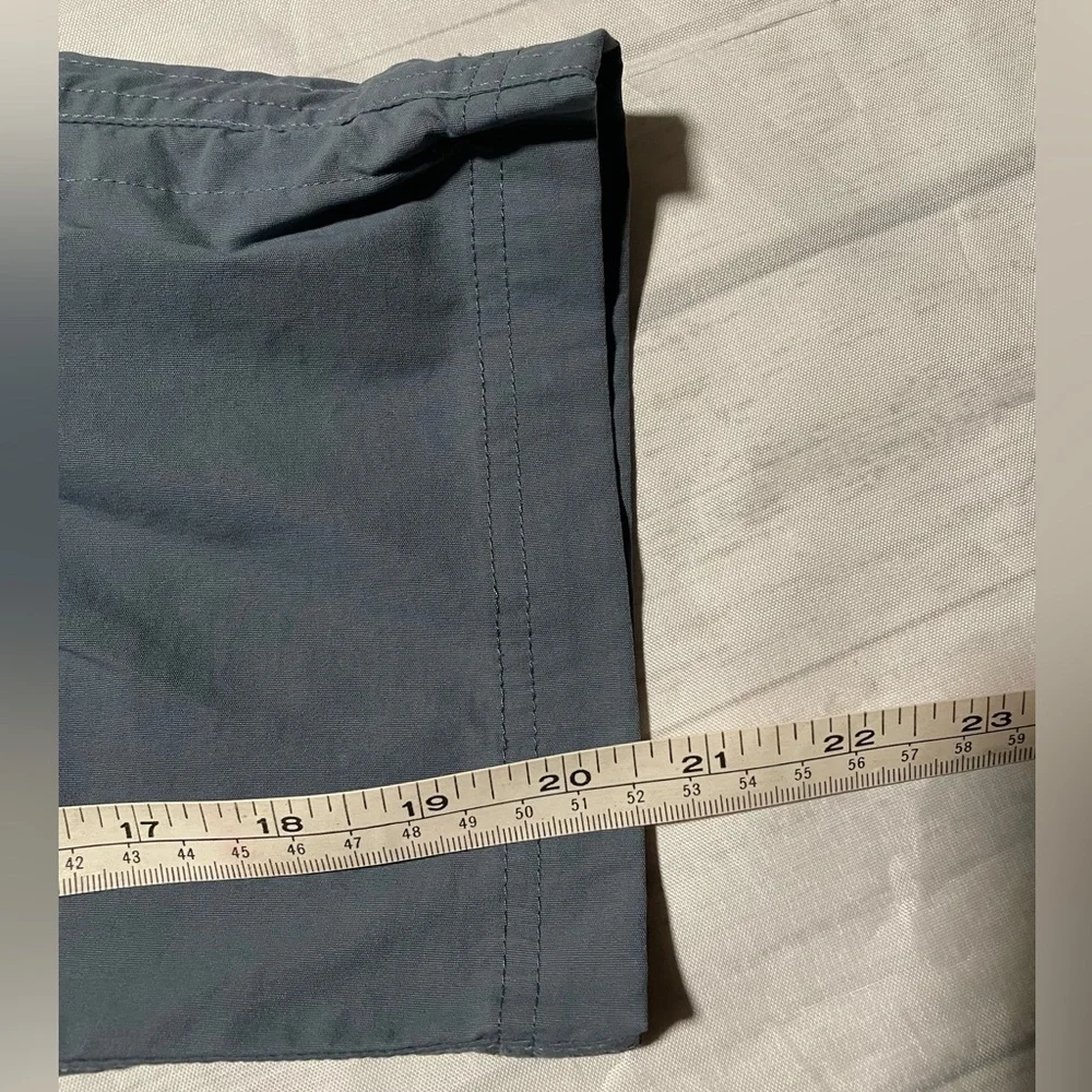 Eddie Bauer Women's Rainier Capri pants in a blue/gray color. Size 8. - Picture 8 of 13